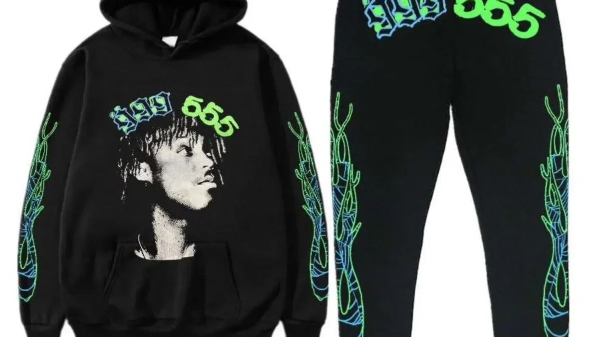 999 Club Spider Young Thug Tracksuit Black - Sp5der Clothing Store