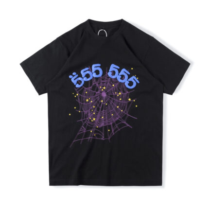 Sp5der 555 555 t-shirt Black