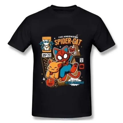 2024 Spider Cat Shirt Black