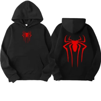 Red Spider Logo Sp5der worldwide hoodie