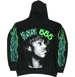 Juice WRLD X SP5DER Hoodie Black