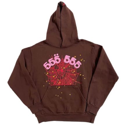 555 Brown Spider Hoodie